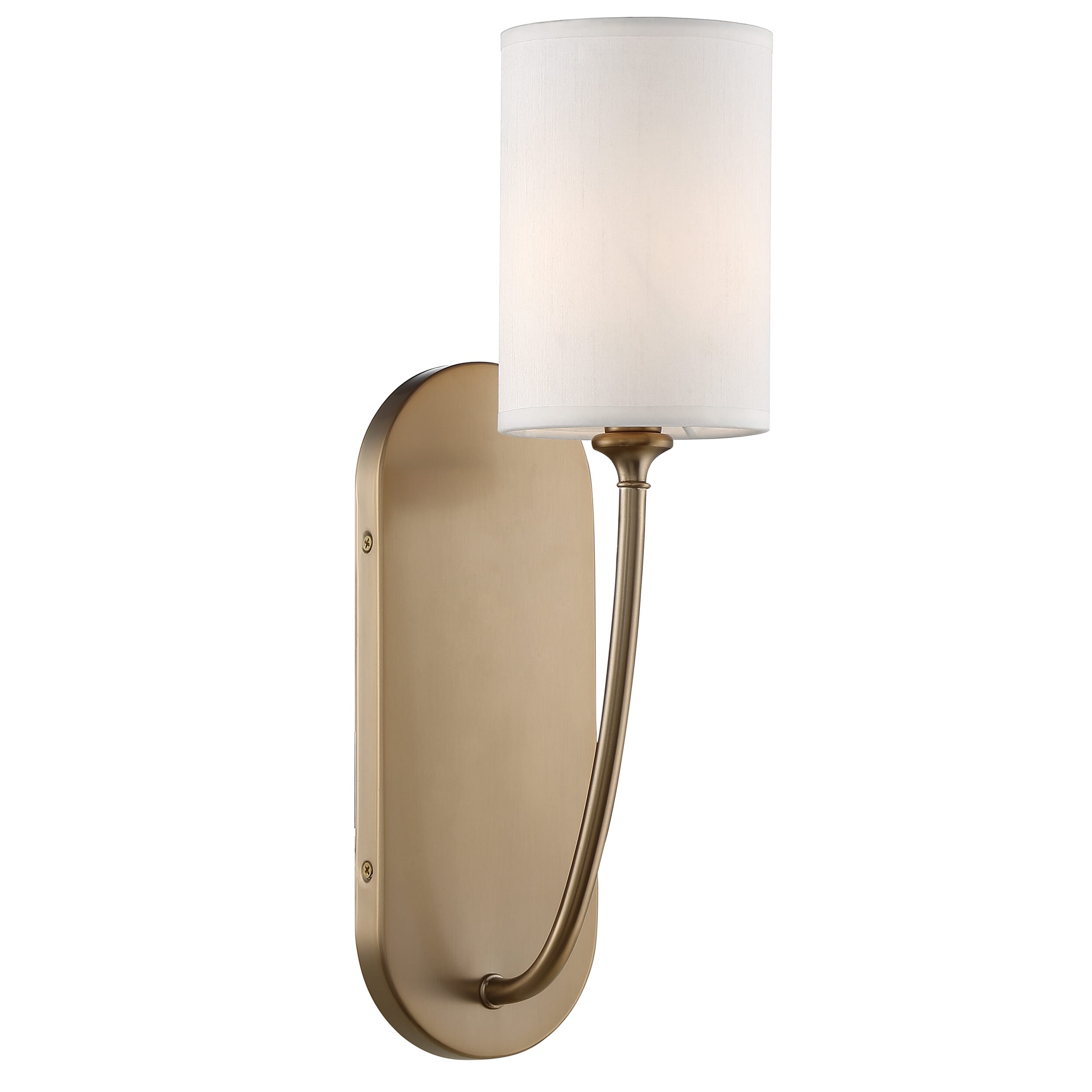 Crystorama Preston 17" Wall Sconce in Vibrant Gold