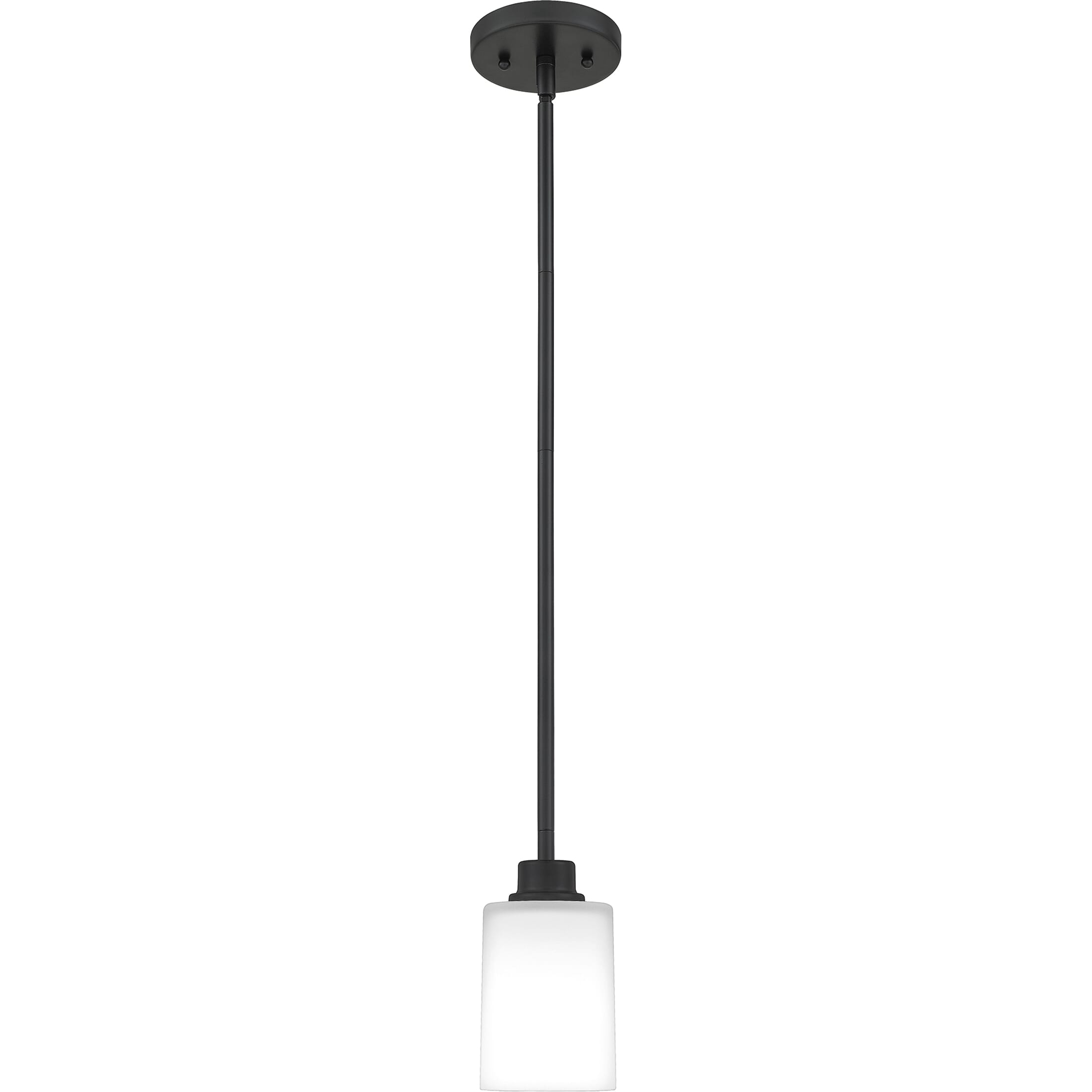 Quoizel Pruitt 4" Pendant Light in Matte Black