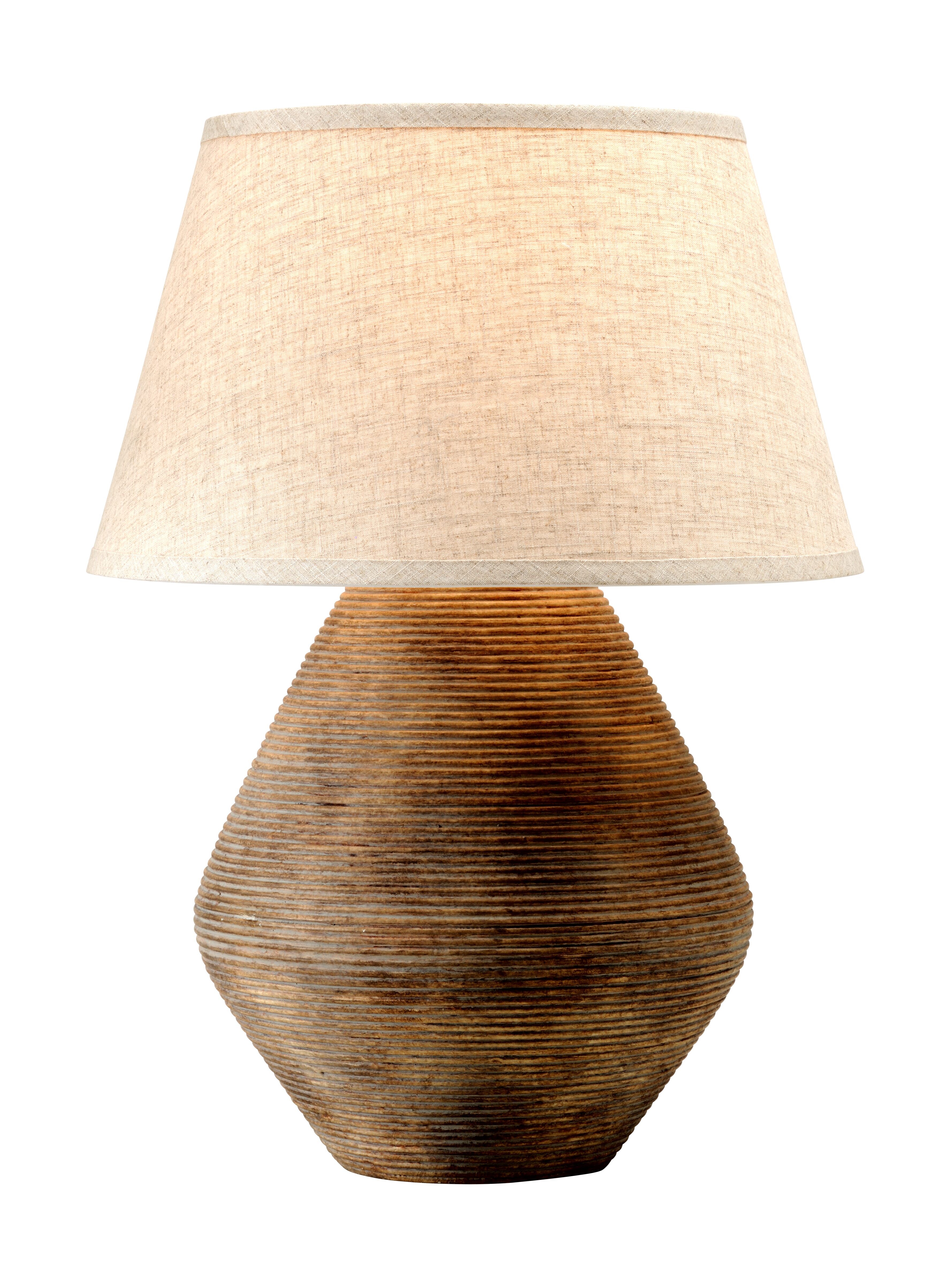 Troy Calabria 22" Table Lamp in Rustco