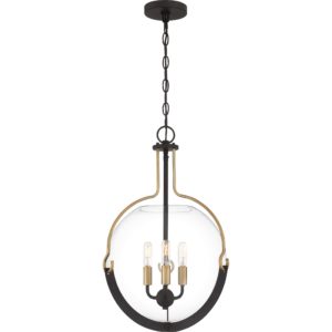 Quoizel Meloni 3-Light 15" Pendant Light in Western Bronze