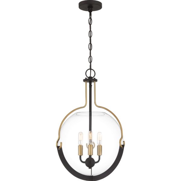 Quoizel Meloni 3-Light 15" Pendant Light in Western Bronze