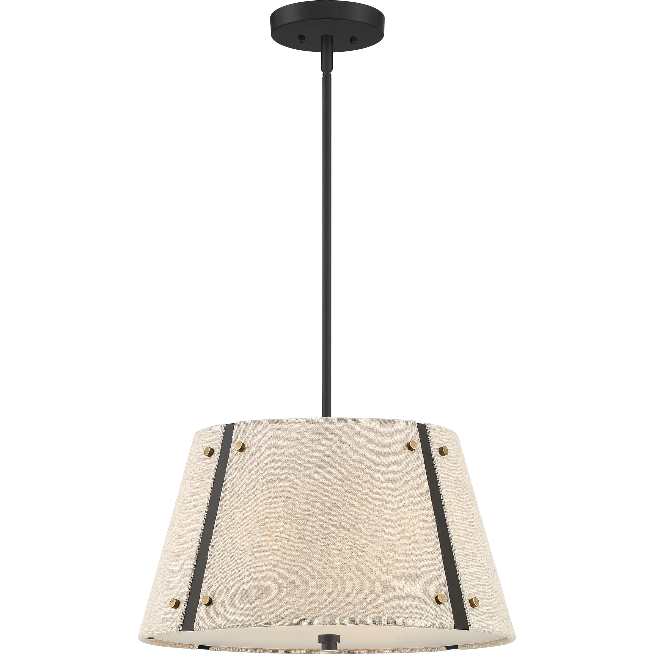 Quoizel Amherst 3-Light 19" Pendant Light in Mottled Cocoa