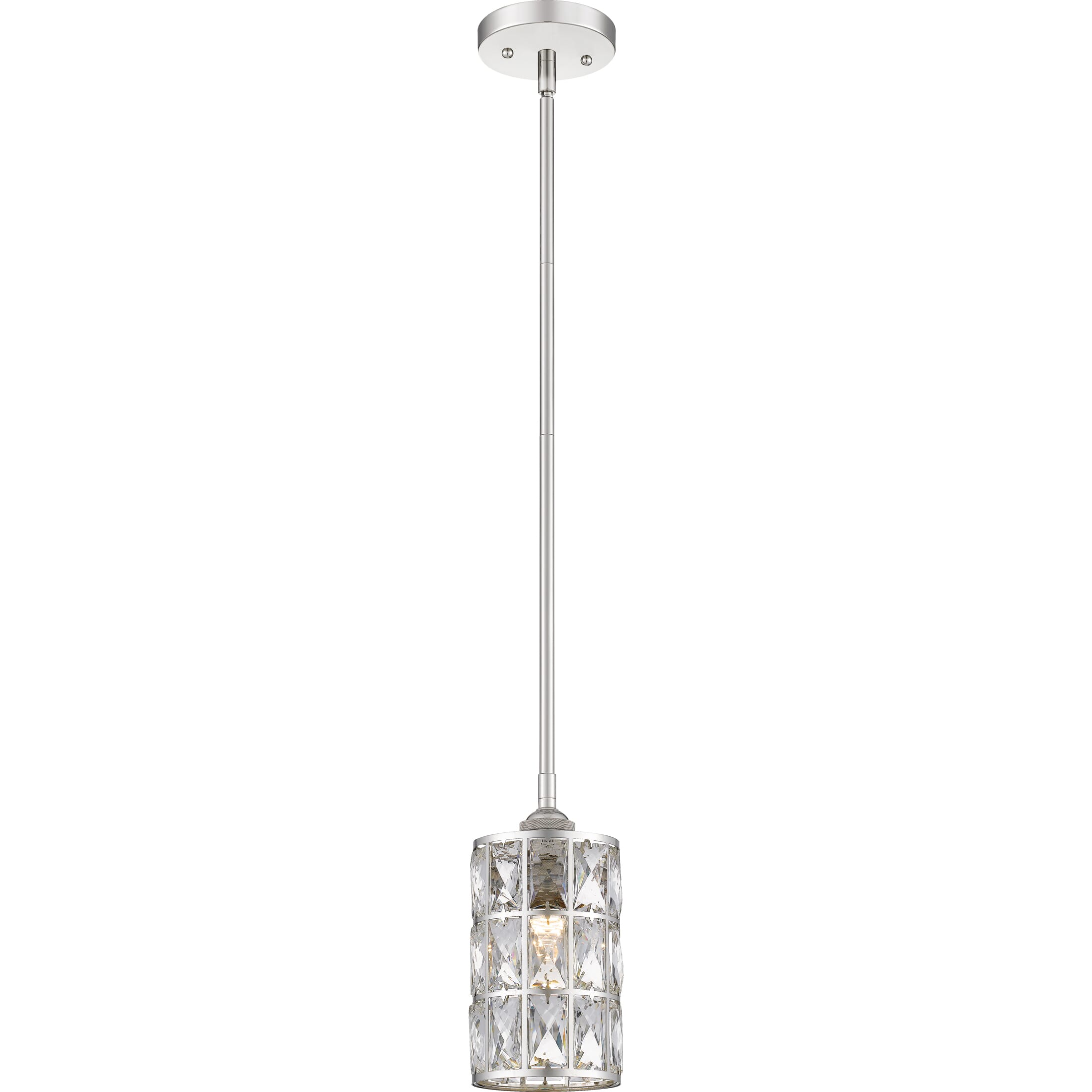 Quoizel Oliver 5" Pendant Light in Polished Nickel