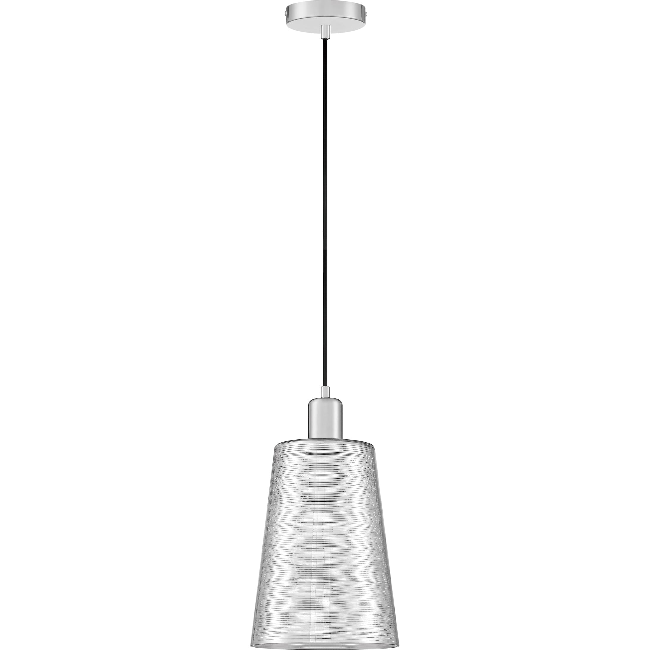 Quoizel Nia 9" Pendant Light in Polished Chrome