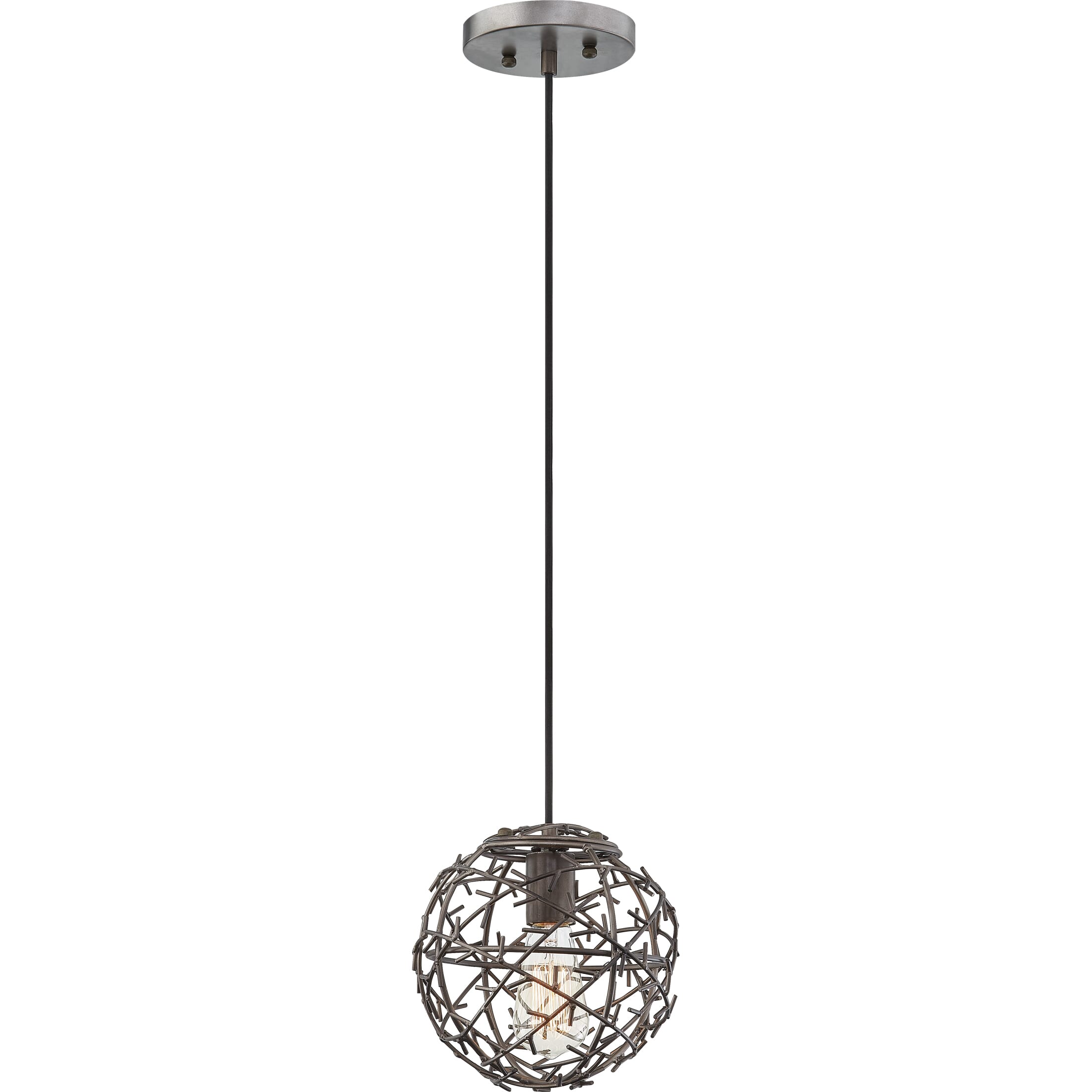 Quoizel Meritage 8" Pendant Light in Restored Bronze