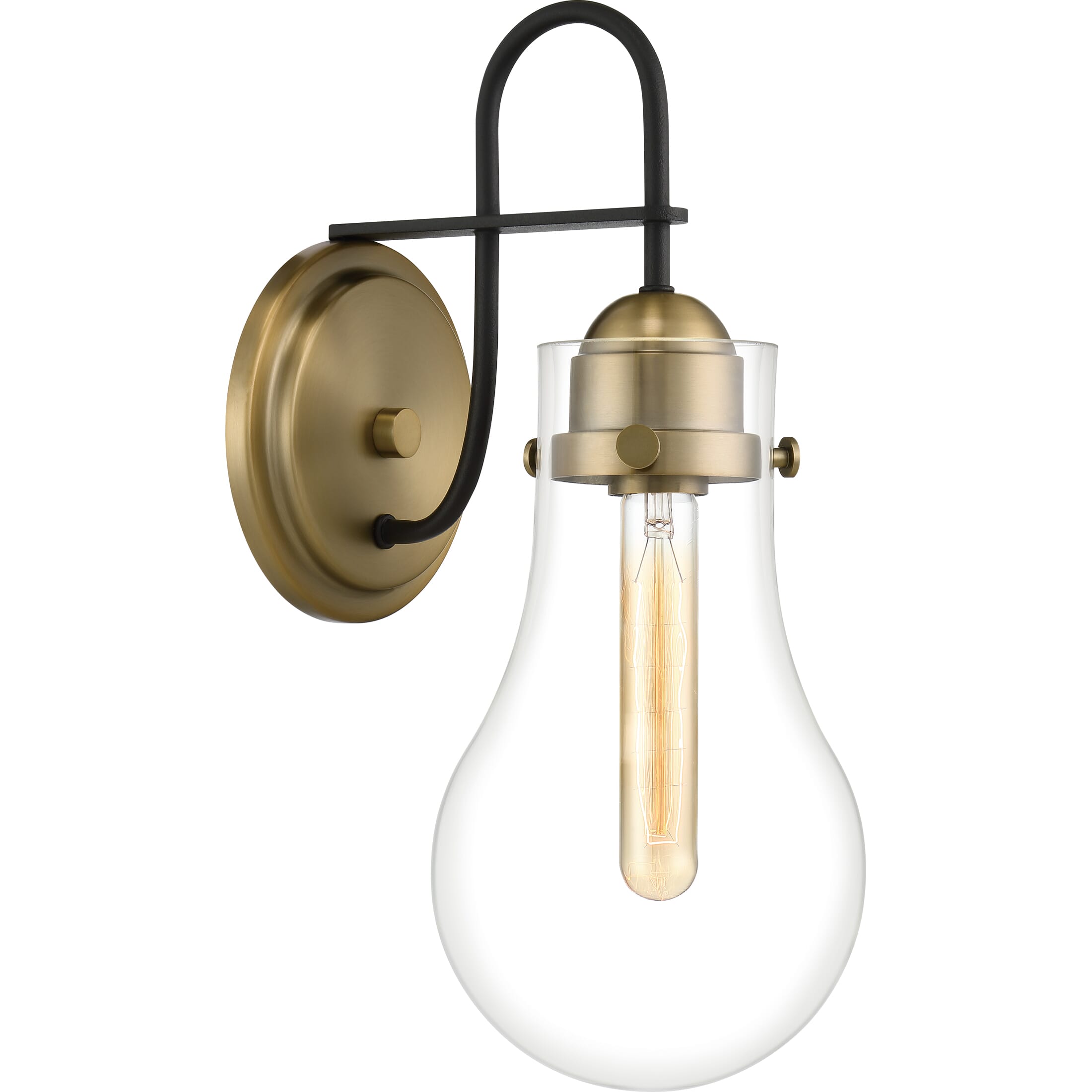 Quoizel Winstead 16" Wall Sconce in Weathered Brass