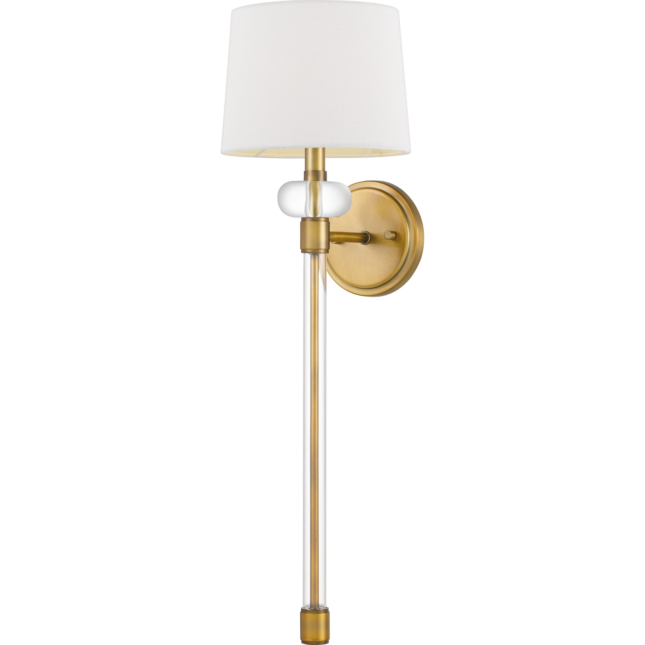 Quoizel Barbour 27" Wall Sconce in Weathered Brass