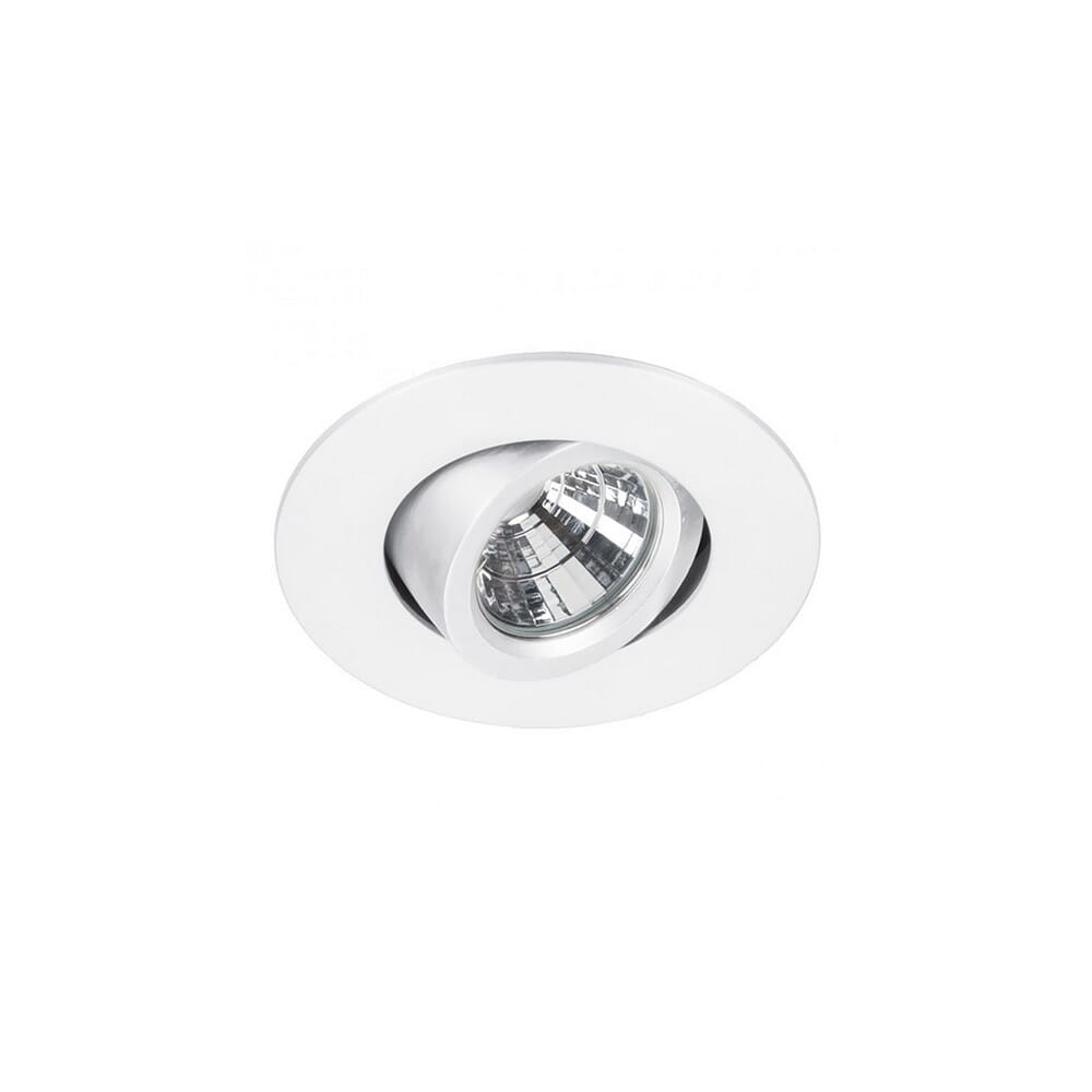 WAC Lighting 120V Oculux 1-Light 2" LED Round Adjustable Trim with Light Engine and New Construction or Remodel Housing