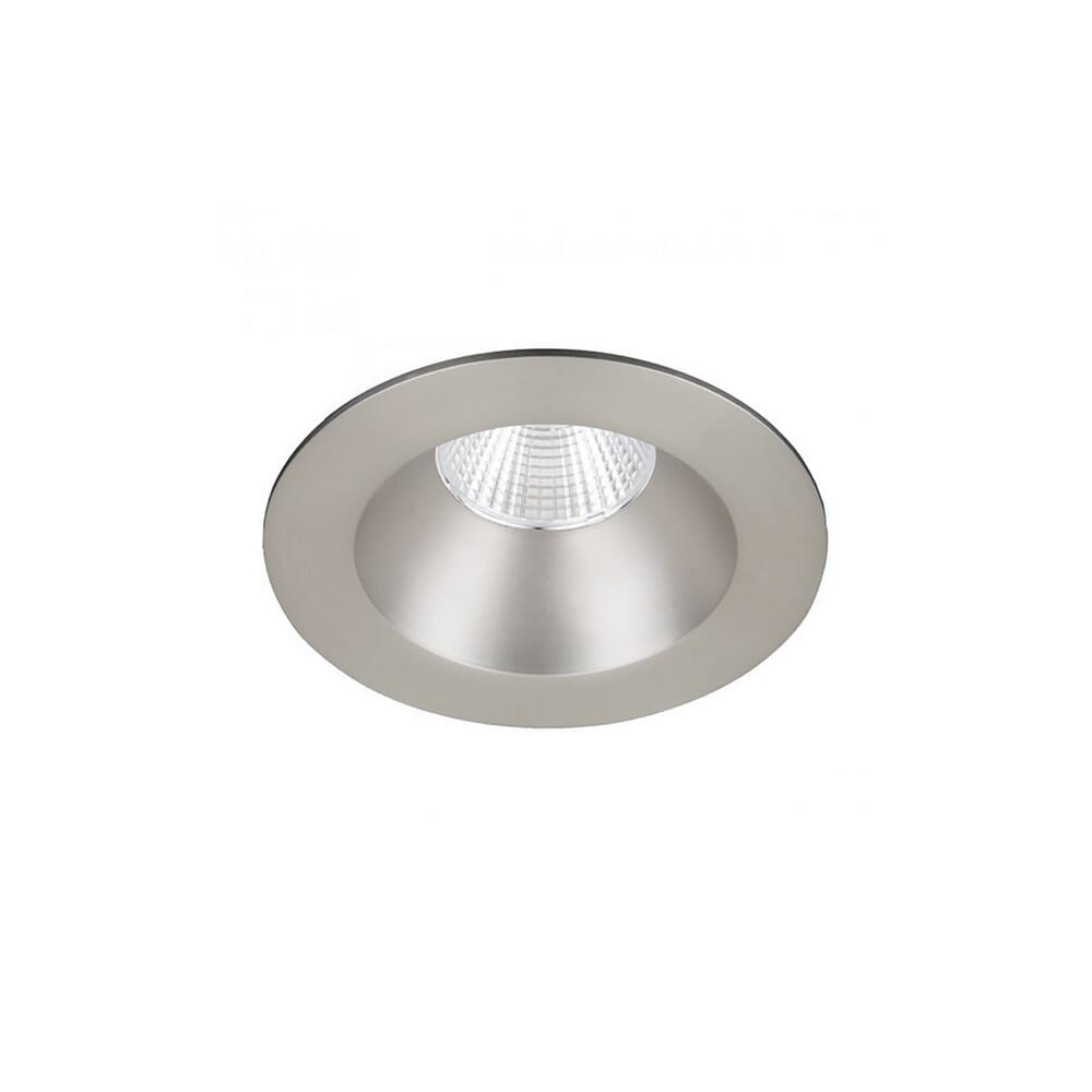 WAC Lighting 120V Oculux 1-Light 2" LED Round Open Reflector Trim with Light Engine and New Construction or Remodel Housing in Brushed Nickel