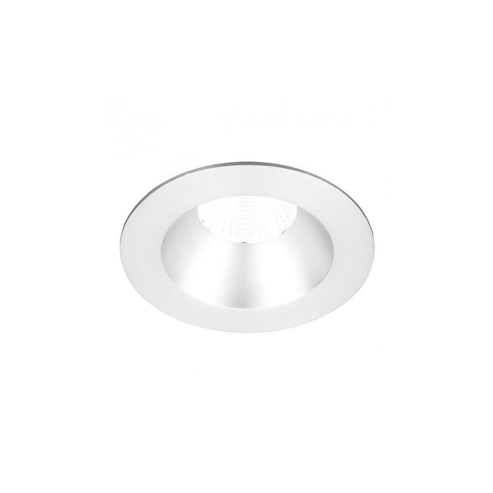 WAC Lighting 120V Oculux 1-Light 2" LED Round Open Reflector Trim with Light Engine and New Construction or Remodel Housing in White