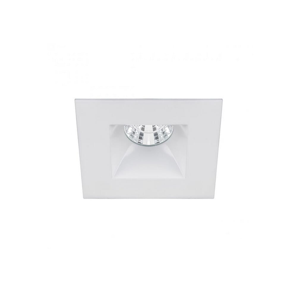 WAC Lighting 120V Oculux 1-Light 2" LED Square Open Reflector Trim with Light Engine and New Construction or Remodel Hou