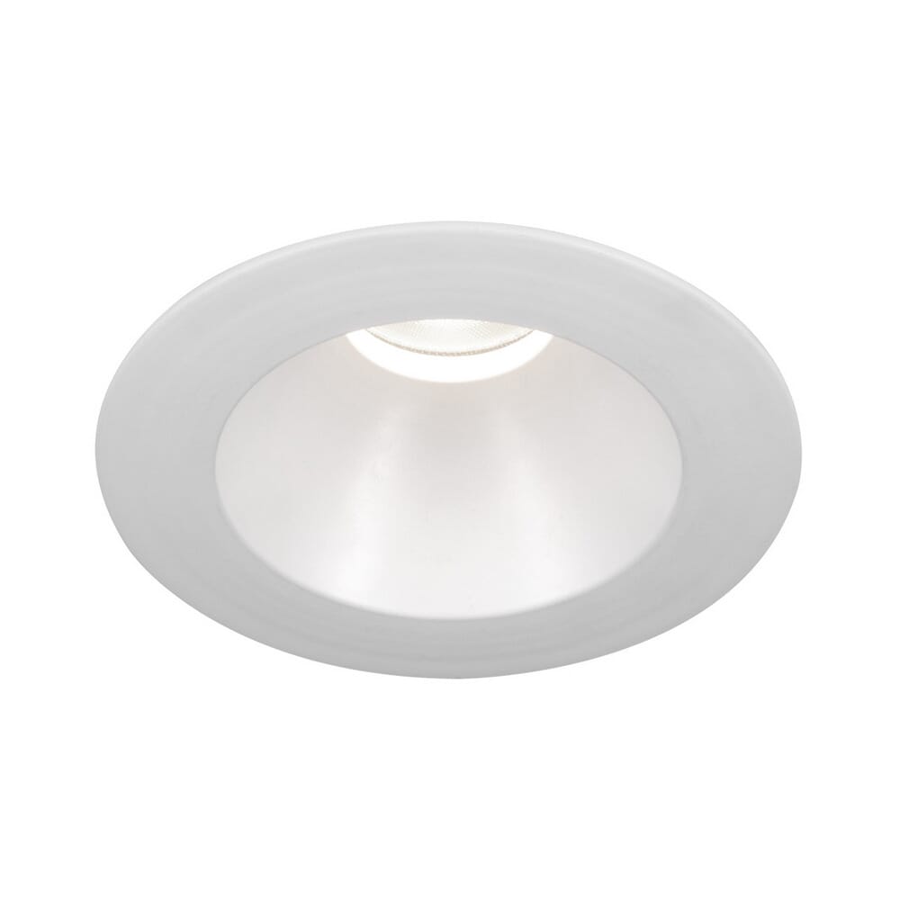 WAC Lighting 120V Oculux 1-Light 3.5" LED Dead Front Open Reflector Trim with Light Engine in White