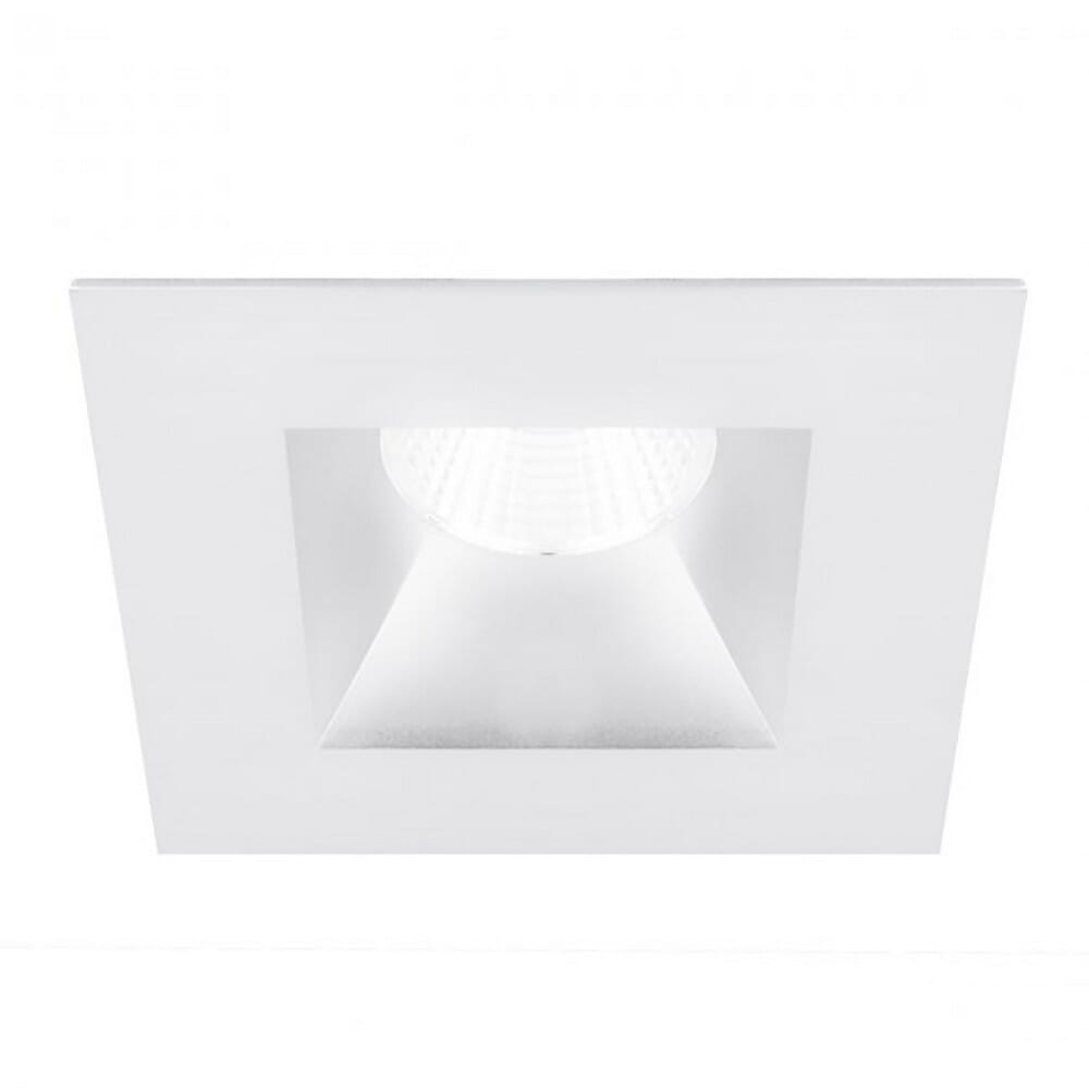 WAC Lighting 120V Oculux 1-Light 3.5" LED Square Open Reflector Trim with Light Engine in White