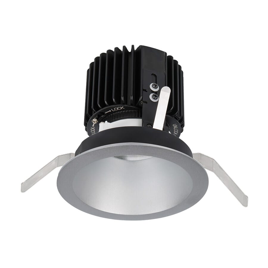 WAC Lighting Volta 1-Light Round Trim with LED Light Engine in Haze