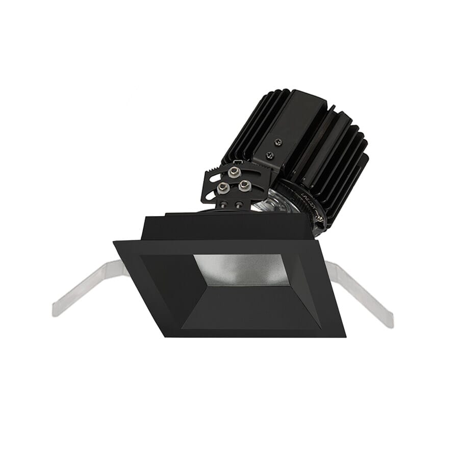 WAC Lighting Volta 1-Light Square Adjustable Trim with LED Light Engine in Black