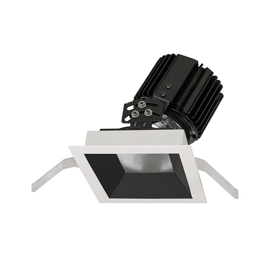 WAC Lighting Volta 1-Light Square Adjustable Trim with LED Light Engine in Black Haze