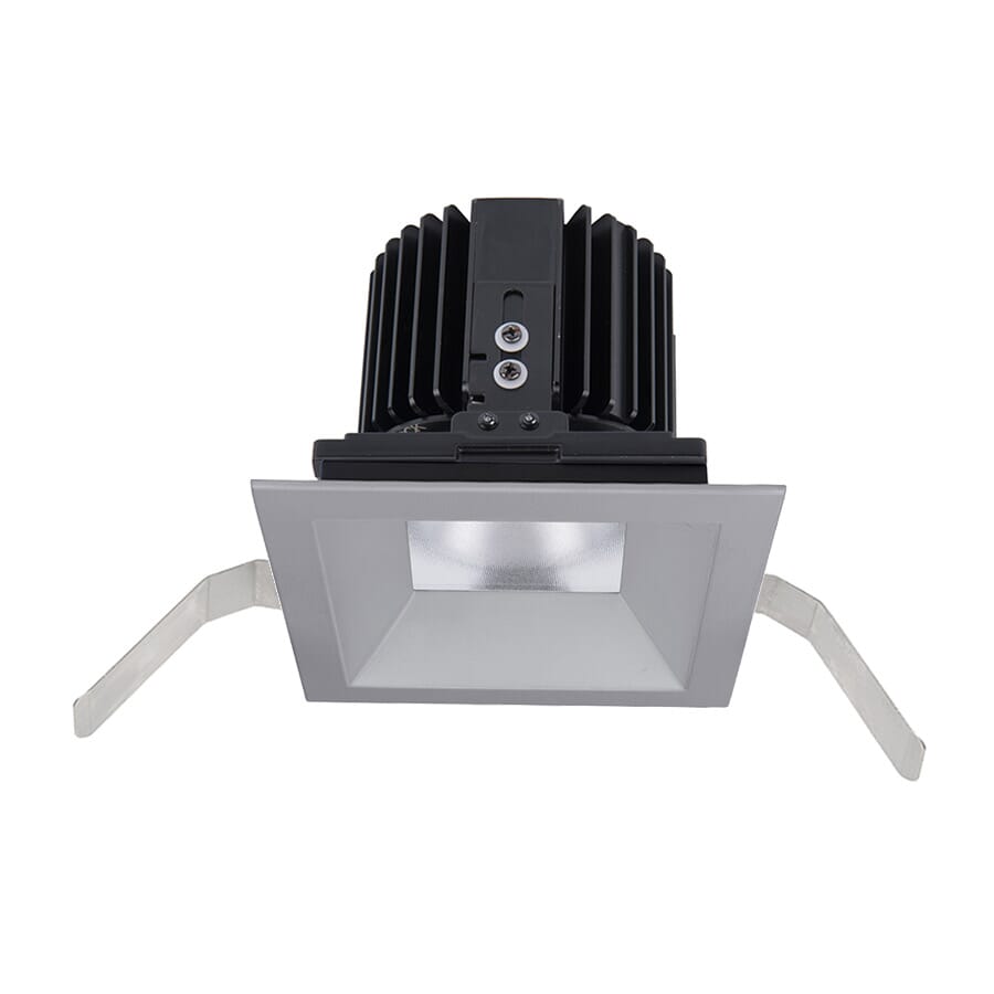 WAC Lighting Volta 1-Light Square Shallow Regressed Trim with LED Light Engine in Haze