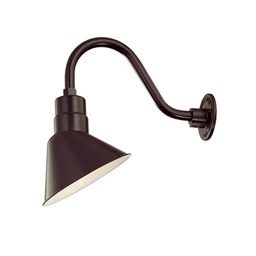 Millennium Lighting R Series 1-Light Angle Shade in Architectural Bronze