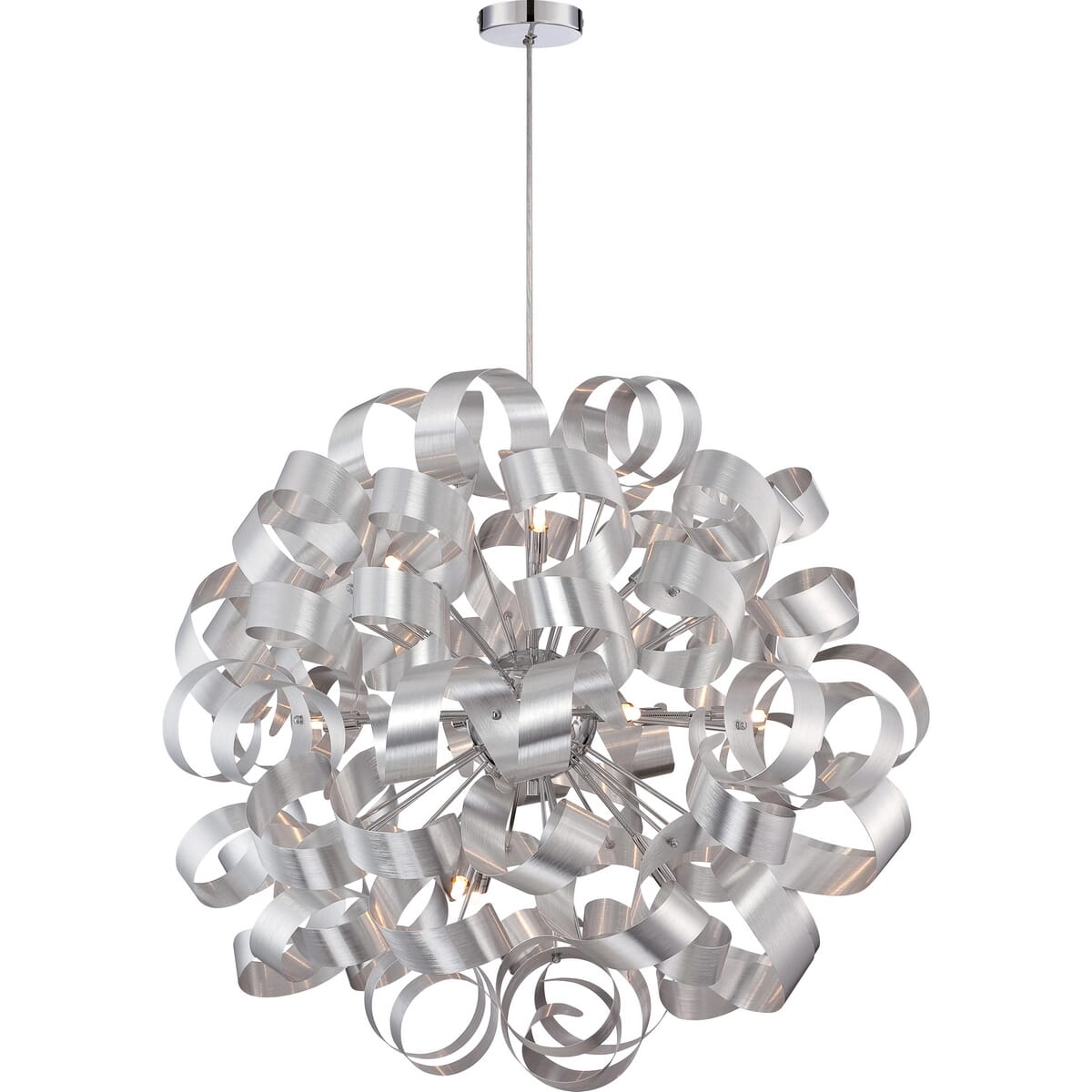 Quoizel Ribbons 12-Light 31" Pendant Light in Millenia