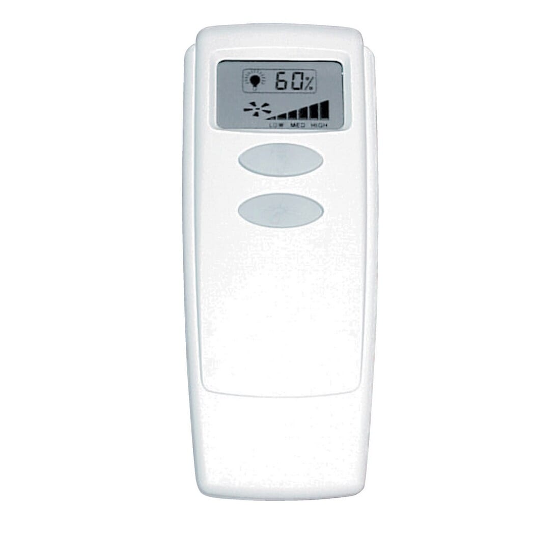 Craftmade Liquid Crystal Display Fan & Light Control in White