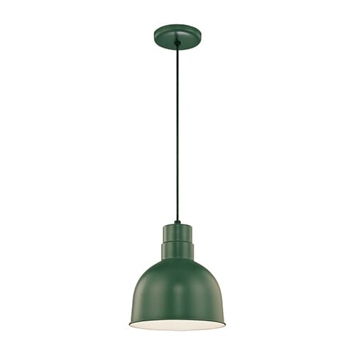 Millennium Lighting R Series 1-Light Pendant in Satin Green