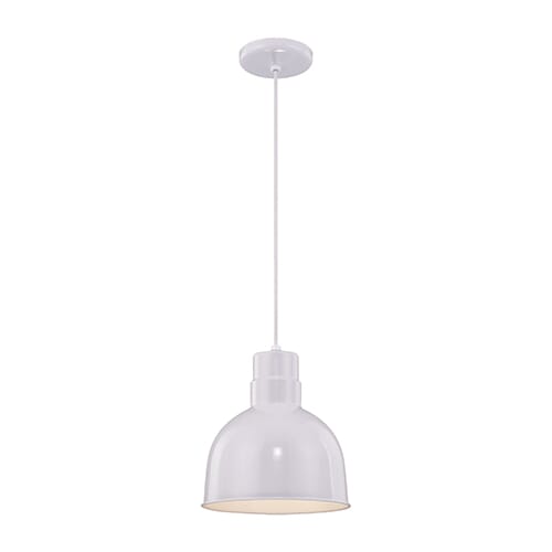 Millennium Lighting R Series 1-Light Pendant in White