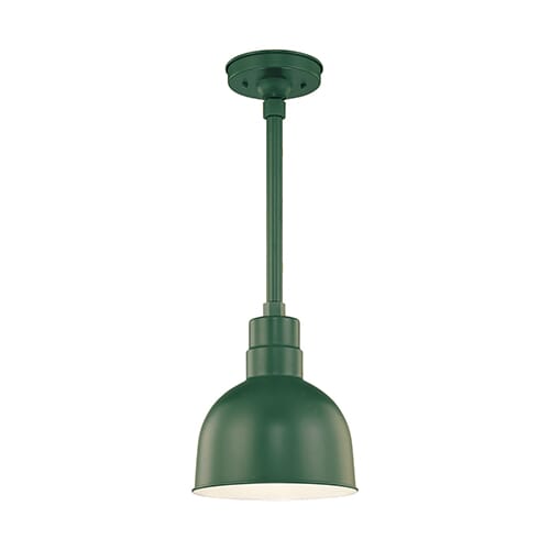 Millennium Lighting R Series 1-Light Deep Bowl Shade in Satin Green