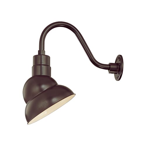 Millennium Lighting R Series 1-Light Emblem Shade in Architectural Bronze