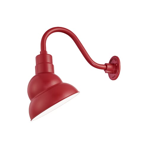 Millennium Lighting R Series 1-Light Emblem Shade in Satin Red