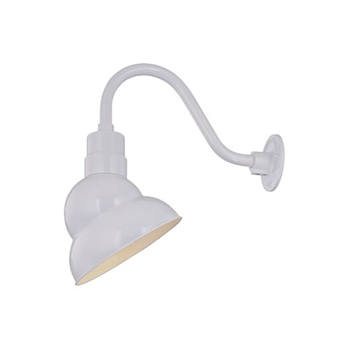 Millennium Lighting R Series 1-Light Emblem Shade in White