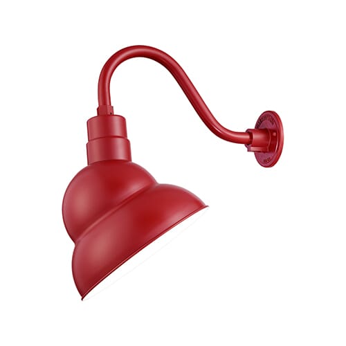 Millennium Lighting R Series Emblem Shade in Satin Red