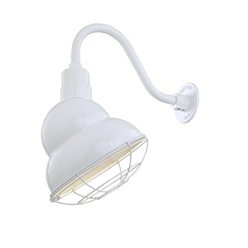 Millennium Lighting R Series 1-Light Emblem Shade in White