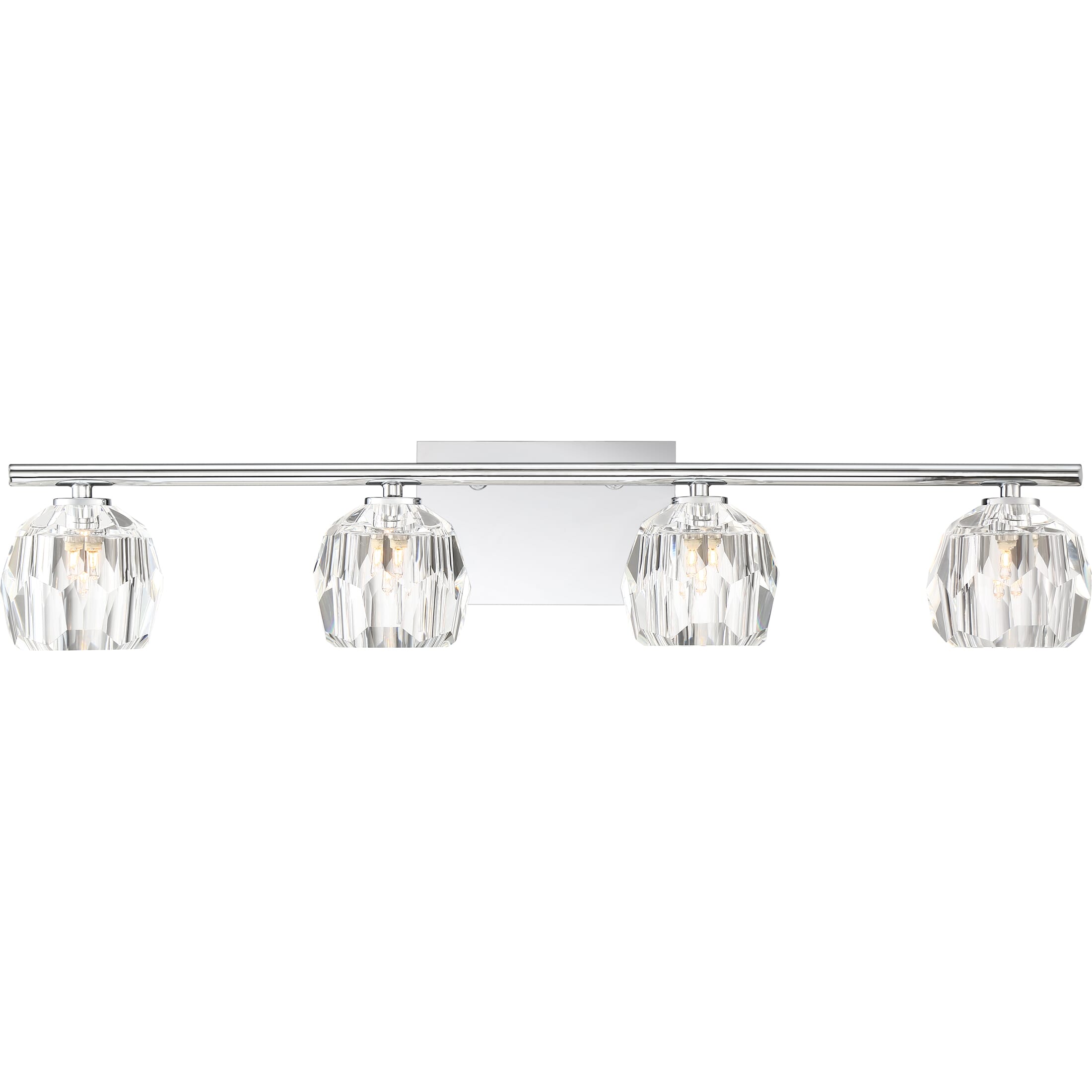 Quoizel Regalia 4-Light 6" Bathroom Vanity Light in Polished Chrome