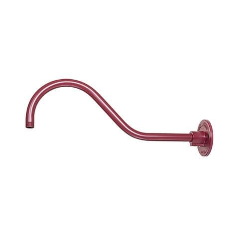 Millennium Lighting Goose Neck in Satin Red