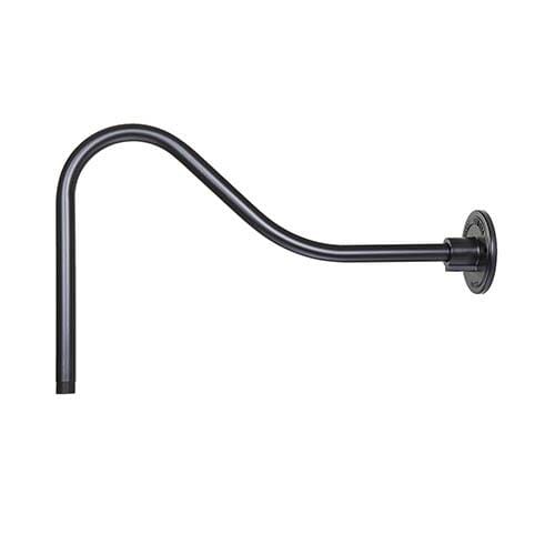 Millennium Lighting Goose Neck in Satin Black