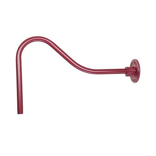 Millennium Lighting Goose Neck in Satin Red