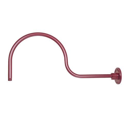 Millennium Lighting Goose Neck in Satin Red