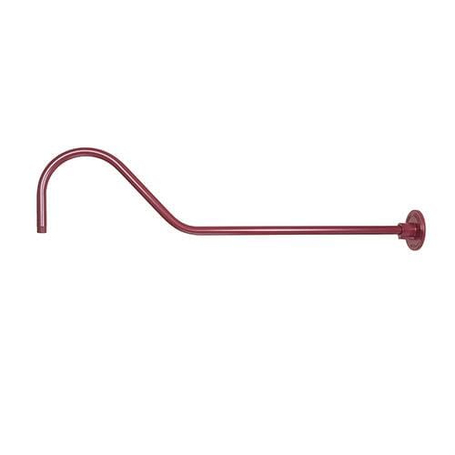 Millennium Lighting Goose Neck in Satin Red