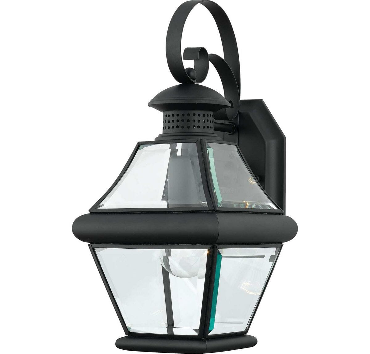 Quoizel Rutledge 7" Outdoor Hanging Light in Mystic Black