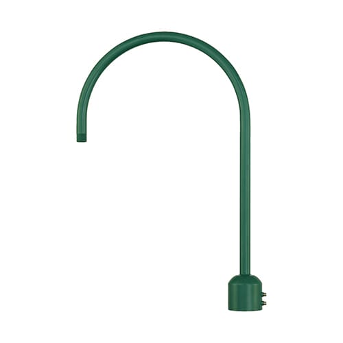 Millennium Lighting R Series Exterior Post Adapter in Satin Green