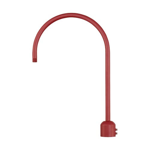 Millennium Lighting R Series Exterior Post Adapter in Satin Red