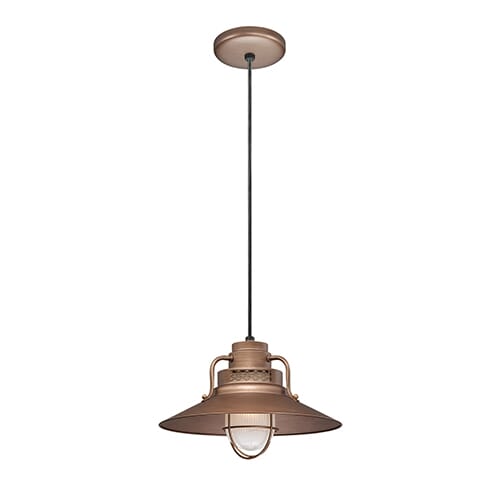 Millennium Lighting R Series 1-Light Pendant in Copper