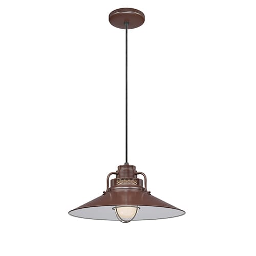 Millennium Lighting R Series 1-Light Pendant in Architectural Bronze