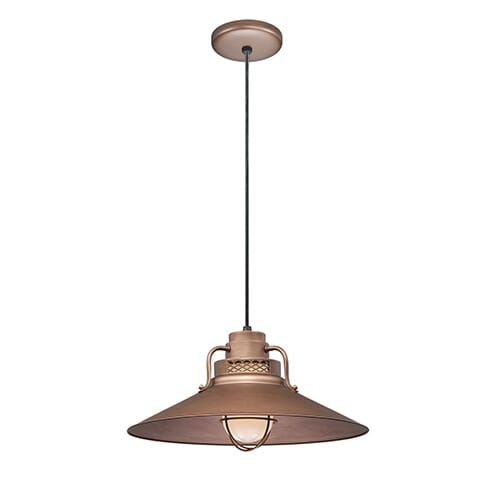 Millennium Lighting R Series 1-Light Pendant in Copper