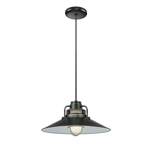 Millennium Lighting R Series 1-Light Pendant in Satin Black