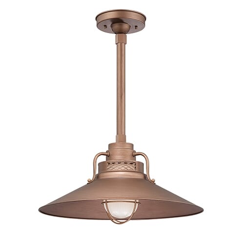 Millennium Lighting R Series 1-Light Railroad Shade in Copper