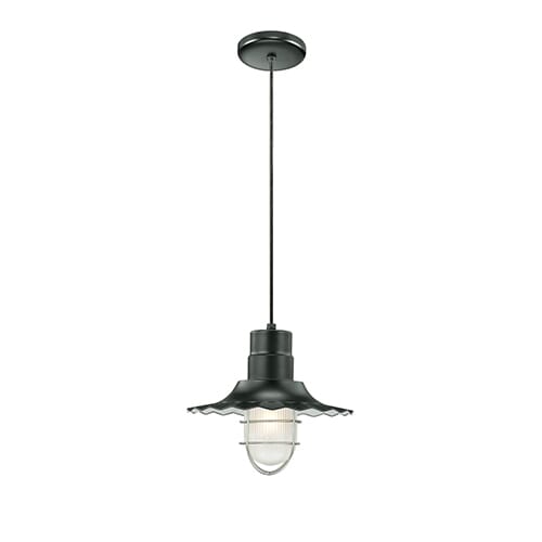 Millennium Lighting R Series 1-Light Pendant in Satin Black