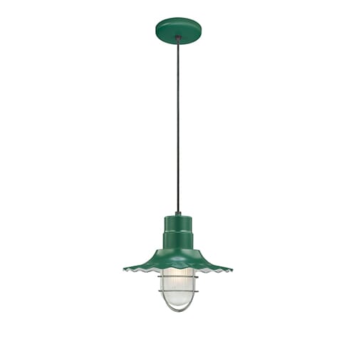 Millennium Lighting R Series 1-Light Pendant in Satin Green