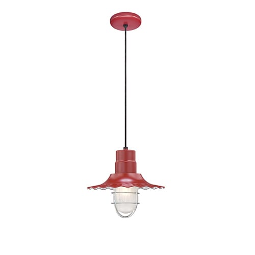 Millennium Lighting R Series 1-Light Pendant in Satin Red