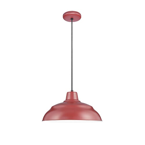 Millennium Lighting R Series 1-Light Pendants in Satin Red